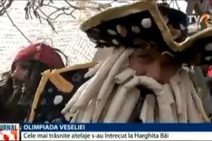 „Corabia piraţilor” a navigat în weekend pe zăpada de la Harghita Băi