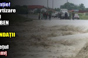 Atenţie! Avertizare COD GALBEN de INUNDAŢII în judeţul Neamţ