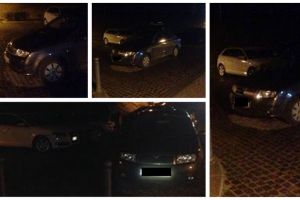 FOTO, ȘTIREA TA. Parcare de patru locuri în Cetatea Alba Carolina