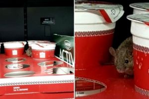 Scandalul de la Kaufland: Reprezentanţii magazinului susţin că şoarecele a fost pus intenţionat! (VIDEO)