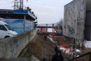 Dan Ioan Cuşnir: Pasajul amenajat în zona Bazarului pe sub podul de peste râul Suceava este ...