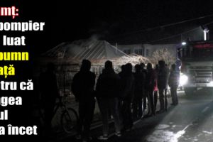 Neamţ: Un pompier şi-a luat un pumn în faţă pentru că stingea focul prea încet.