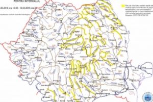 ALERTĂ - Hidrologii au emis COD GALBEN de inundaţii: HARTA zonelor vizate