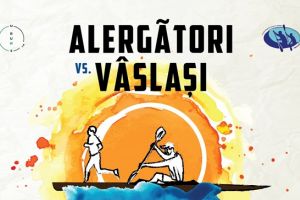 Intrecere inedita la Timisoara, pe apa si pe uscat, intre alergatori si… vaslasi
