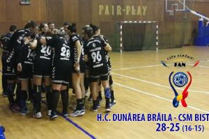CSM Bistriţa, eliminată din Cupa României. Prima înfrângere după şapte meciuri