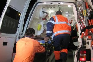 A intrat cu maşina în şanţ