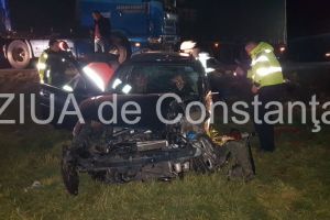 Accident rutier la iesire din Agigea, judetul Constanta. Doua victime