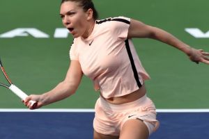 Simona Halep s-a calificat în sferturile de finală de la Indian Wells după 7-5, 6-1 cu Wang