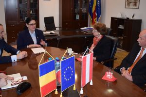 FOTO Noul ambasador al Austriei la prima vizită oficială în Sibiu