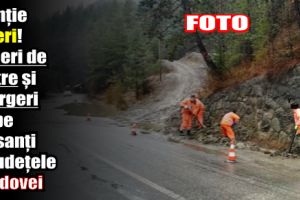 Atenţie şoferi! Căderi de pietre şi scurgeri de pe versanţi în judeţele Moldovei