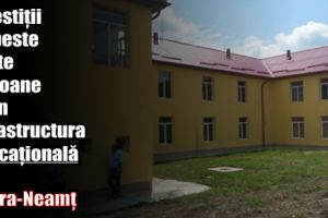 Investiţii de peste 7 milioane lei în infrastructura educaţională din Piatra-Neamţ