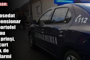 Roman: Au deposedat un pensionar de portofel dar au fost prinşi, la scurt timp, de jandarmi