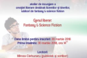 Biblioteca Judeteana „Panait Istrati” invita adolescentii si tinerii braileni cu inclinatii literare sa participe la Atelierul de creatie „Arta de a scrie”