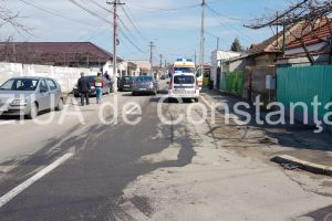 Imagini de la eveniment. Accident rutier in Constanta, pe strada Șoseaua din vii. O persoana a fost ranita (galerie foto)