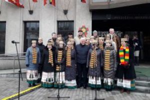 O delegatie a judetului Maramures prezenta in Panevezys, la celebrarea centenarului independentei Lituaniei   