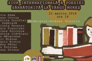 14 poeţi vor citi de Ziua Internaţională a Poeziei