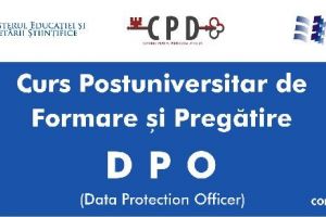 Curs postuniversitar de „Responsabil cu protecţia datelor cu caracter personal”, la Universitatea „Petru Maior”