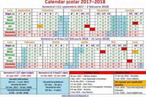 STRUCTURA ANULUI ȘCOLAR 2018. Când începe vacanţa de Paşte? Elevii vor sta acasă mai mult!