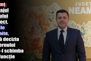 Mesajul fostului prefect, Vasile Panaite, după decizia Guvernului de a-l schimba din funcţie