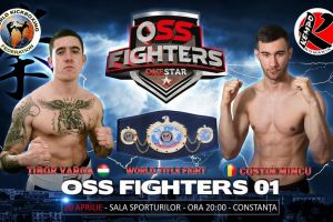 Gala Oss Fighters: Costin Mincu se lupta la Constanta cu maghiarul Tibor Varga pentru centura mondiala WKF  