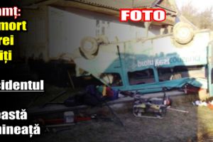 Neamţ: Un mort şi trei răniţi în accidentul din această dimineaţă