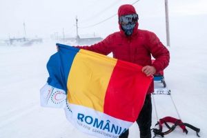 VIDEO FOTO Tiberiu Uşeriu a câştigat pentru a treia oară Maratonul infernal de la Polul Nord