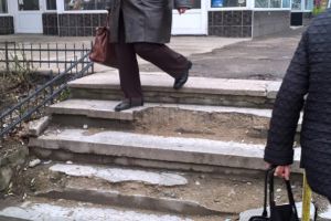Scări pericol public în staţia de la Bancă