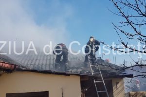 Imagini de la eveniment. Incendiu de amploare in municipiul Constanta. Mai multe locuinte au fost cuprinse de flacari. De la ce a pornit incendiul (galerie foto-video) 