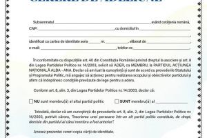 Un proiect politic al consilierului local Mircea Trifu: Acţiunea Naţională Alba – A.N.A.