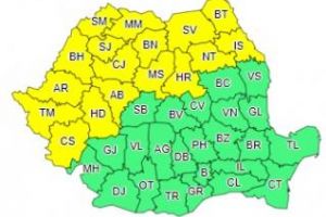 Mai mult de jumătate de ţară sub cod galben de ploi! Clujul este afectat