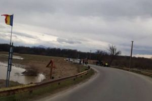 A plonjat cu maşina în Olt