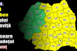 ANM: Cod galben de lapoviţă şi ninsoare în judeţul Neamţ