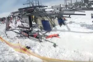 Doamne fereşte să păţeşti una ca asta într-un telescaun – VIDEO