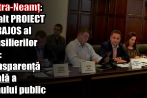 Piatra-Neamţ: Un alt proiect curajos al consilierilor PNL: transparenţă totală a banului public