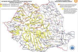 Risc de inundaţii pe râurile Barcău şi Crişul Negru!