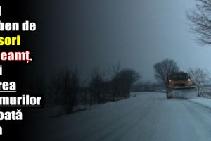 Cod galben de ninsori în Neamţ. Vezi starea drumurilor în toată ţara