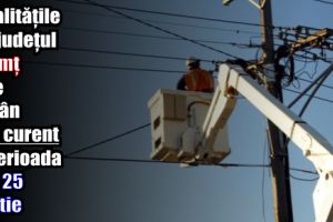 Localităţile din judeţul Neamţ care rămân fără curent în perioada 19 – 25 martie