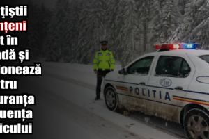 Poliţiştii nemţeni sunt în stradă şi acţionează pentru siguranţa şi fluenţa traficului