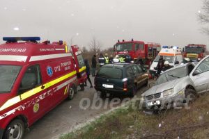 Accident rutier pe DJ201 (Slobozia – Ciulniţa). Victime încarcerate