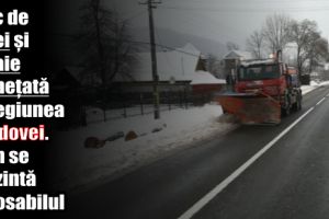Risc de polei şi ploaie îngheţată în sudul Moldovei. Cum se prezintă carosabilul