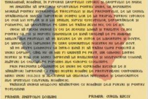 „Declaraţia de Unire” de la Corbi