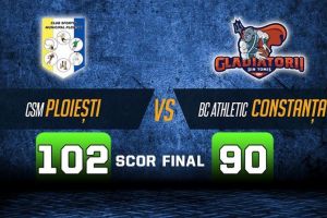 BC Athletic Constanta, infrangere in meciul cu CSM Ploiesti