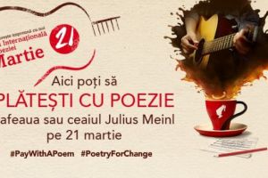 Te aşteptăm la „Jos pălăria”! Trezeşte poetul din tine şi plăteşte cafeaua cu o poezie
