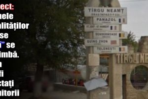 Proiect: Numele localităţilor scrise cu „î” se schimbă. Cum vor fi afectaţi locuitorii