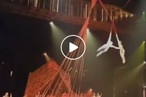 IMAGINI ȘOCANTE - Un acrobat de la Cirque du Soleil a murit după ce a căzut de la înălţime, în timpul unui spectacol în Florida - VIDEO