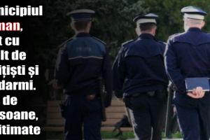 Municipiul Roman, luat cu asalt de poliţişti şi jandarmi. 185 de persoane, legitimate