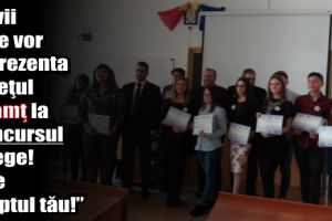 Elevii care vor reprezenta judeţul Neamţ la Concursul „Alege! Este dreptul tău!”