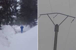 În ce condiţii au lucrat electricienii. Cât s-a mers pe jos pentru depistarea avariilor la reţele (FOTO)