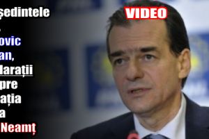 Preşedintele PNL, Ludovic Orban, declaraţii despre situaţia de la PNL Neamţ