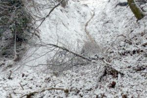 Case ameninţate de alunecări de teren la Rucăr